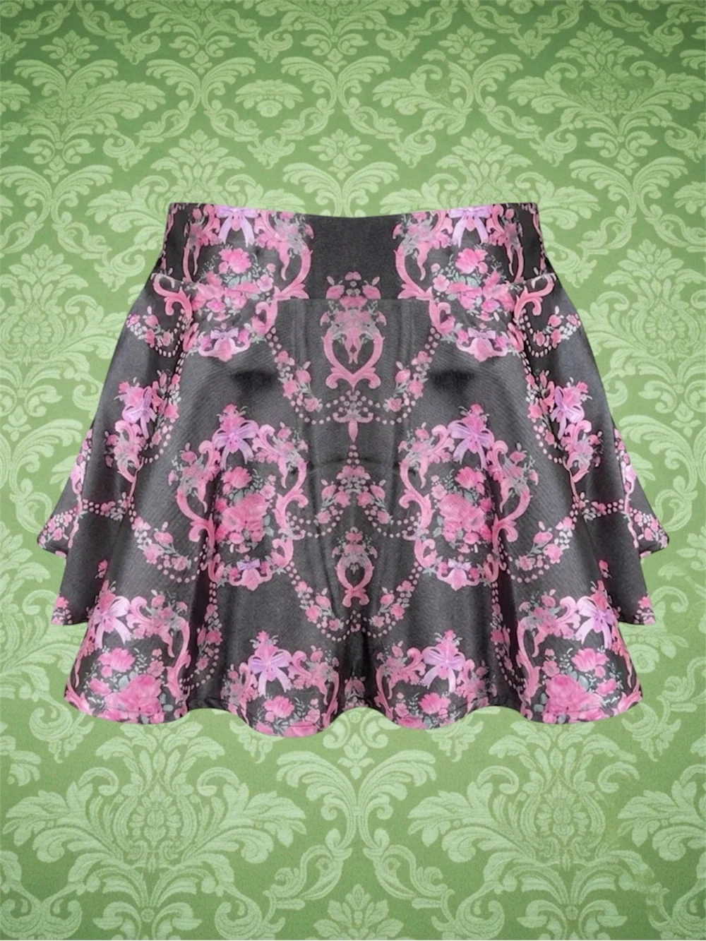 Dolls Kill Sugar Thrillz Coquette Princesscore Regencycore Maximalist Skirt L - Picture 1 of 9